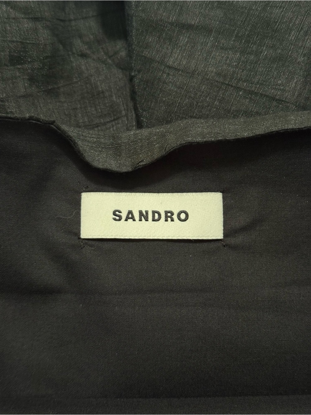 Sandro Linen Blend Ruffle Mini Skirt - Picture 6 of 11